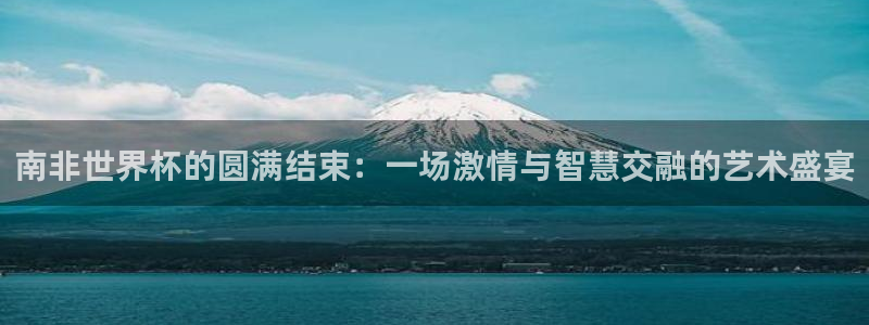 世界杯直播时间：南非世界杯的圆满结束：一场激情与智慧交融的艺术盛宴